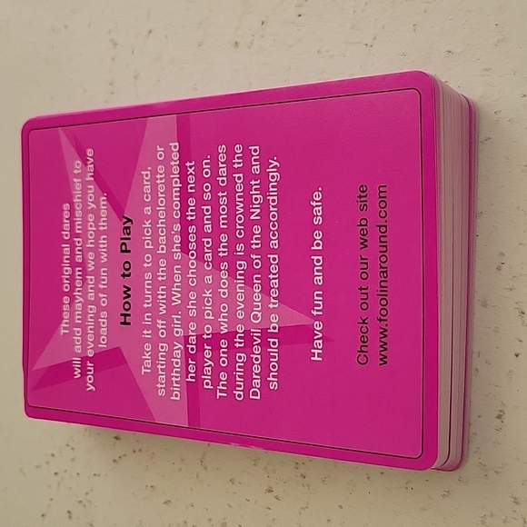 WOMEN'S GAME CARDS, 50 DARES! FOR BACHELORETTE PARTY, B-DAYS, ETC. - Picture 3 of 7